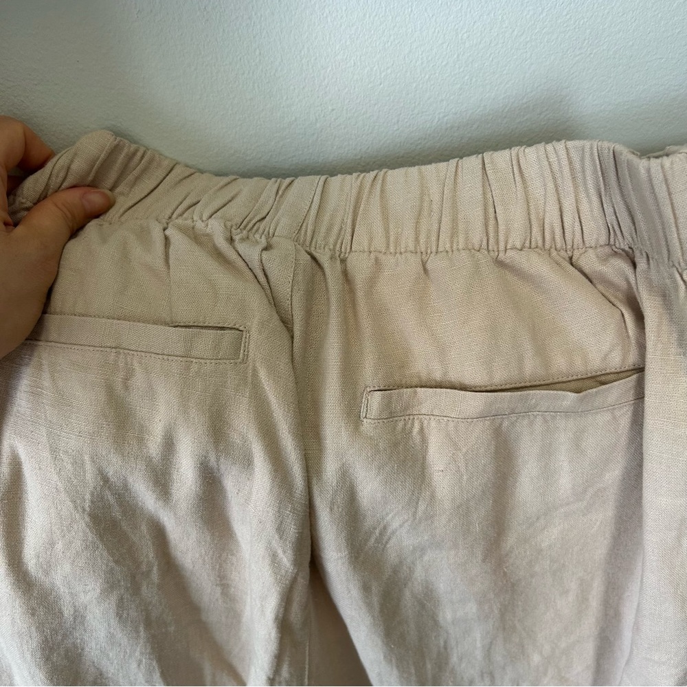 LOFT Outlet Linen Blend Pants High Rise Rise Size Small - Picture 5 of 8